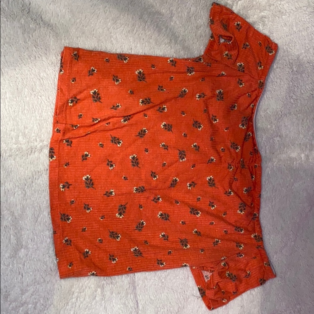 Off the shoulder crop top